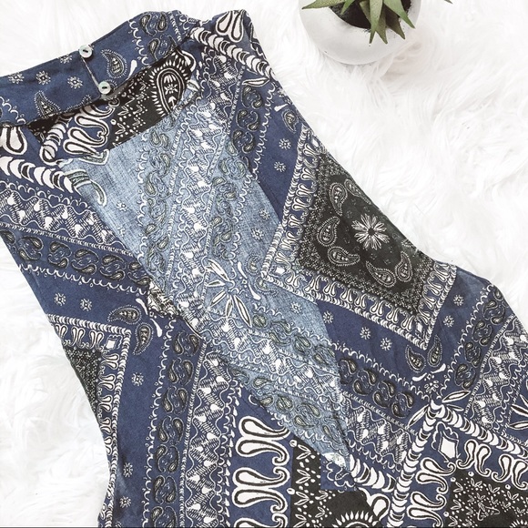 {SOLD} FREE PEOPLE Printed Beau Dress Scarf Print - Picture 6 of 9
